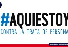#AQUIESTOY contra la trata de personas