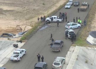 Ocho detenidos en El Aromo