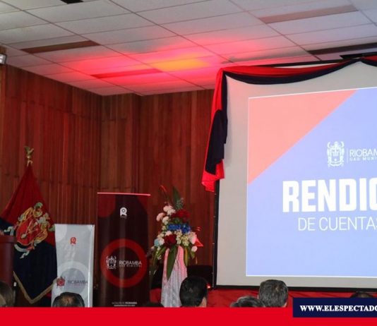 Alcalde de Riobamba rinde cuentas