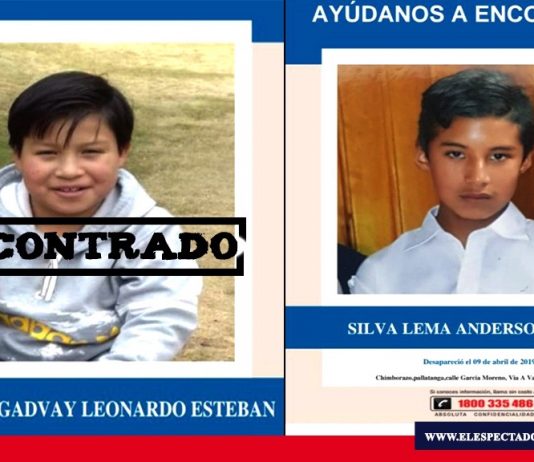 Búsqueda y resultados de los adolescentes desaparecidos