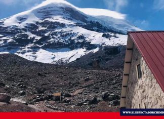 Intervención en el ingreso al volcán Chimborazo