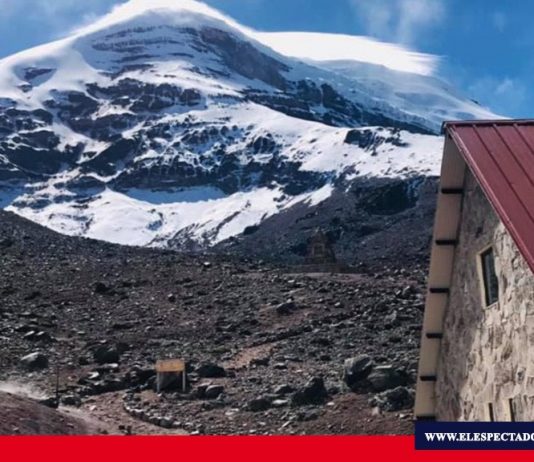 Intervención en el ingreso al volcán Chimborazo