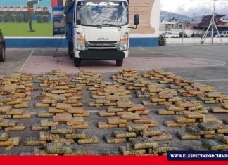 Droga incautada en Colta