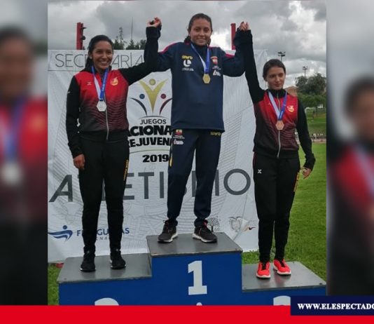 Jennyfer Macas, campeona Nacional en 800m planos