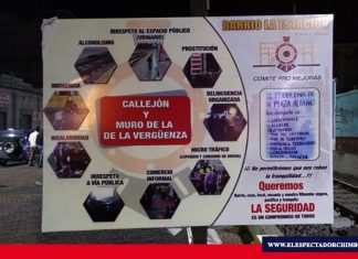 Callejón y Muro de la Vergüenza en el barrio «La Estación»
