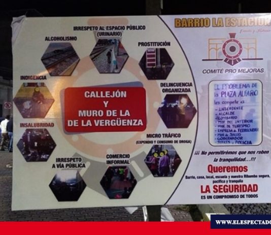 Callejón y Muro de la Vergüenza en el barrio «La Estación»