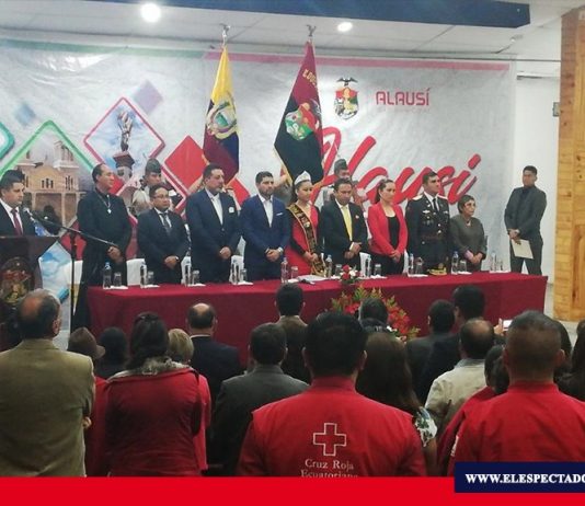 Conmemoran cantonización de Alausí