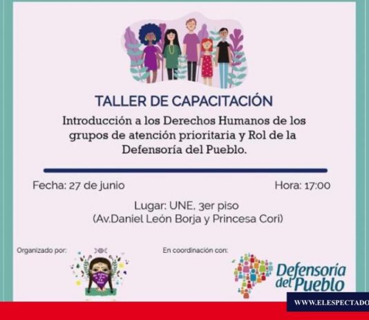 Invitan a taller sobre Derechos Humanos