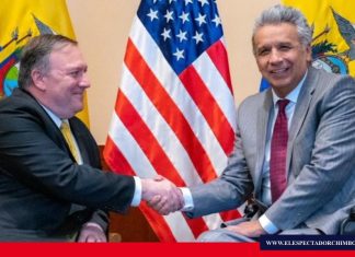 Pompeo visitó Ecuador