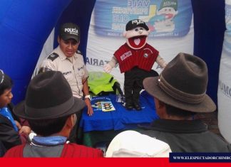 Feria de Seguridad Ciudadana se realizó en Guamote