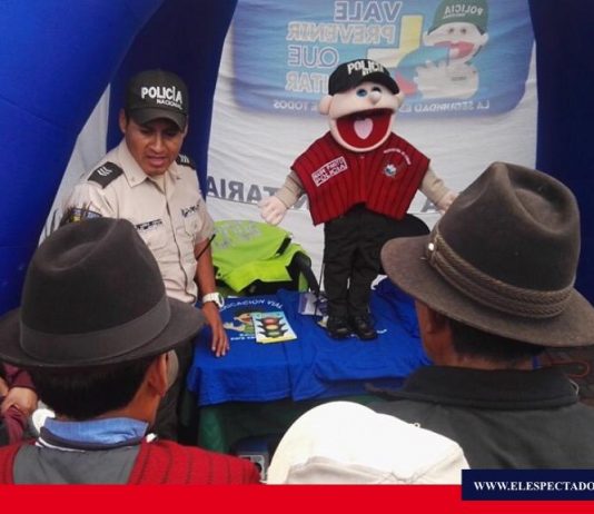 Feria de Seguridad Ciudadana se realizó en Guamote