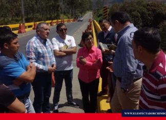 Reunión de trabajo para mejoramiento vial de Pallatanga