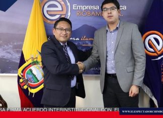 EERSA y GAD de Guano firmaron convenio interinstitucional