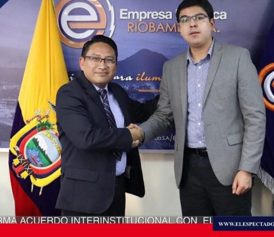 EERSA y GAD de Guano firmaron convenio interinstitucional
