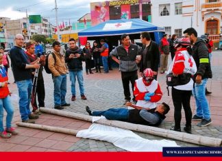 Se realizó en Riobamba “Simulacro ante Sismo Chimborazo 2019”