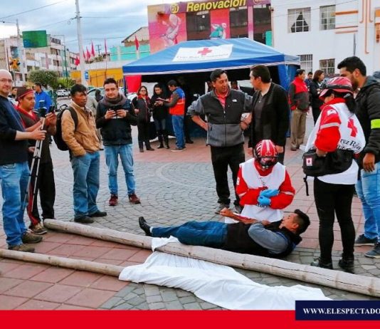 Se realizó en Riobamba “Simulacro ante Sismo Chimborazo 2019”