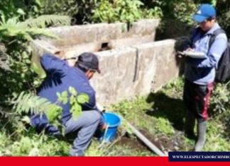 Se realiza inspección para autorización de uso de vertiente