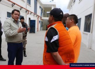 PPL entregaron armas en Centro de Rehabilitación Social en Latacunga