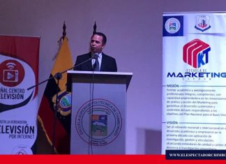 Autoridades de la ESPOCH firmaron un convenio de cooperación con el Viceministro de Producción