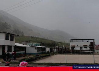 Se registró caída de ceniza en Riobamba