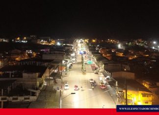 EERSA instaló luminarias LED en Cumandá