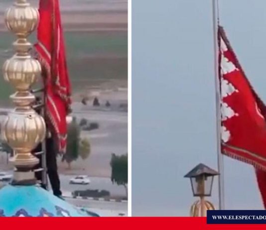 Irán levantó por primera vez una bandera roja en mezquita tras muerte de Soleimani