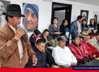 Representantes de comunidades indígenas de Chimborazo piden reparación tras paro nacional