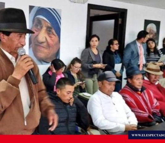 Representantes de comunidades indígenas de Chimborazo piden reparación tras paro nacional