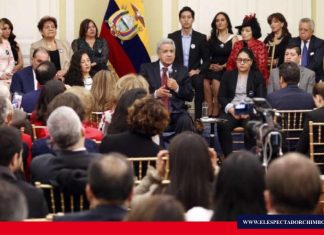 Lenín Moreno se reunió con migrantes ecuatorianos en EEUU