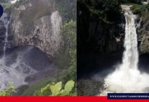 Cascada más alta del Ecuador está sin agua por una implosión