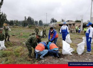 “Minga de Todos” se realizó en la quebrada de Las Abras