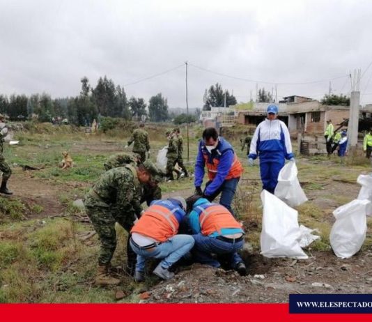 “Minga de Todos” se realizó en la quebrada de Las Abras
