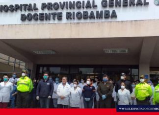 Reconocimiento al personal de Salud de Hospitales de Riobamba