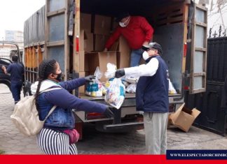 En Riobamba MIES entrega kits de alimentos a grupos vulnerables