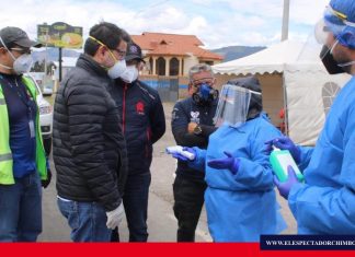 Ministro de Transporte recorrió varios puntos de Riobamba