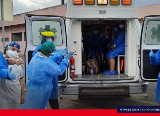 Pacientes con COVID-19 dados de alta en Chimborazo