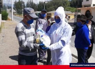Ayudas humanitarias se entregan en Guano