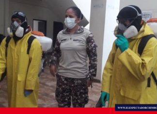 Arcos de fumigación permanentes en Chimborazo