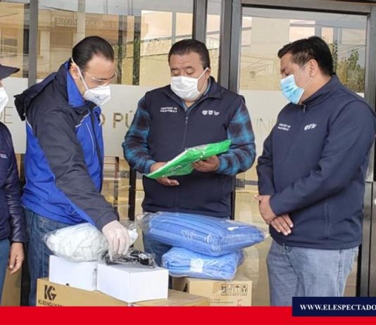 Municipio de Riobamba realiza primera entrega de insumos de protección