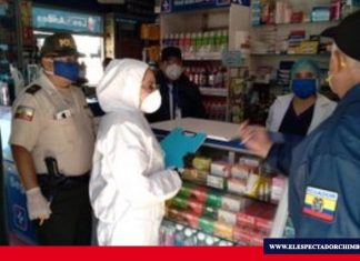 Se realizan controles en farmacias de Riobamba