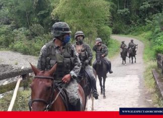 Fuerzas Armadas efectúa controles hipomóviles en Cumandá
