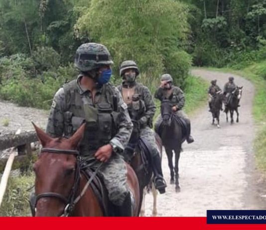 Fuerzas Armadas efectúa controles hipomóviles en Cumandá