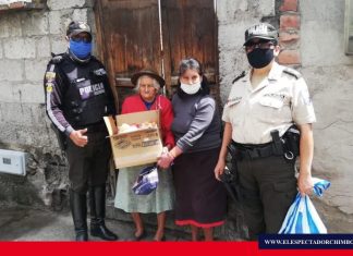 Policía Nacional realiza acciones solidarias durante la emergencia