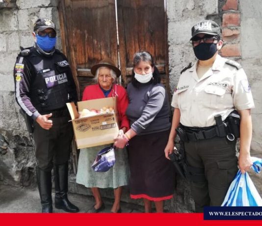 Policía Nacional realiza acciones solidarias durante la emergencia