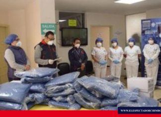 Municipio de Riobamba entregó trajes de bioseguridad