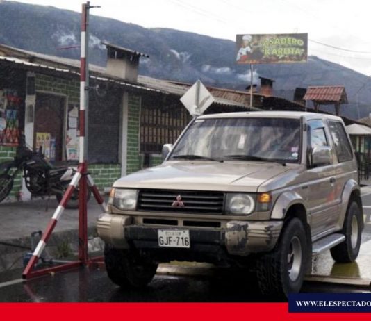Prefectura instaló arcos de desinfección permanente en las vías de ingreso a Chimborazo