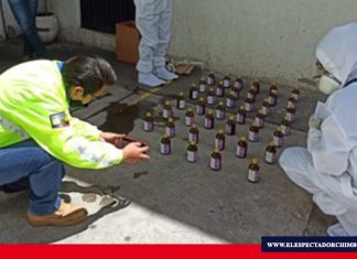 Decomisan supuesto jarabe contra COVID en Riobamba