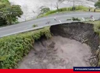 Se desplomó mesa de rodadura de la vía Macas-Puyo