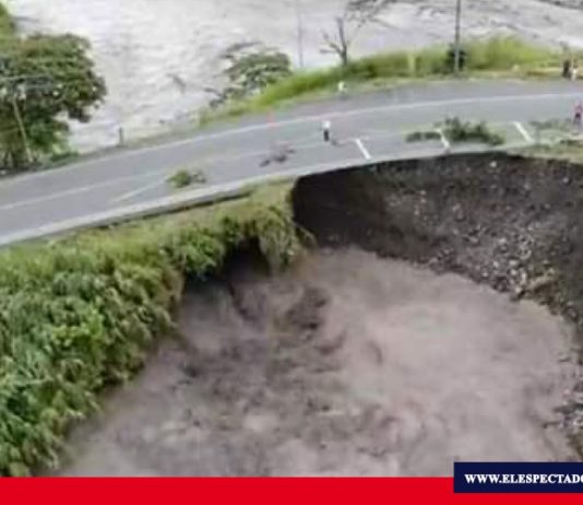 Se desplomó mesa de rodadura de la vía Macas-Puyo