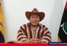 Delfín Quishpe se pronuncia tras allanamiento